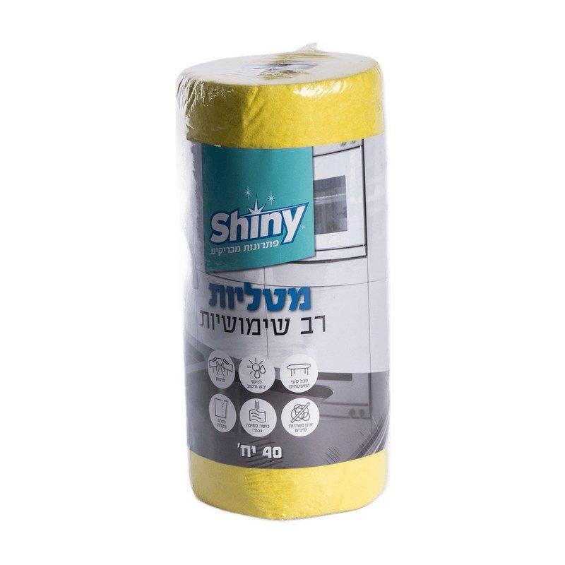 מטליות צהוב בגליל 40 יח'